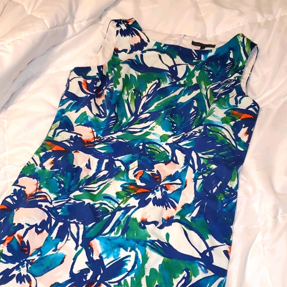 Tropical Floral Sheath Dress